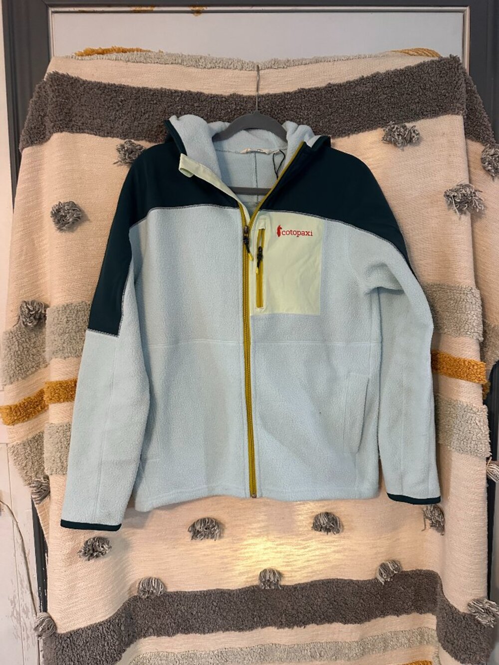 Cotopaxi Otero Fleece Full Zip Hooded Jacket Blue Smoke Navy - Medium